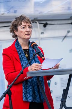 Klima-, miljø- og teknikborgmester i Københavns Kommune Line Barfod: "Jeg er stolt over, at det netop er de politiske ambitioner på klimaområdet om at blive CO2-neutrale i Københavns Kommune, som nu betyder, at vi i København er blevet selvforsynende med lokal produceret biogas."
