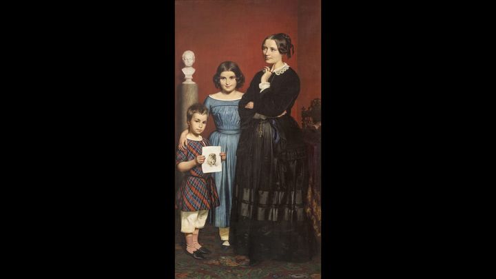 Nyerhvervelse: Wilhelm Marstrands ’Portræt af Frederikke Vilhelmine Hage med børn’, 1850