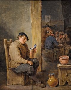 David Teniers II, Det tømte krus, 1668. Nivaagaards Malerisamling