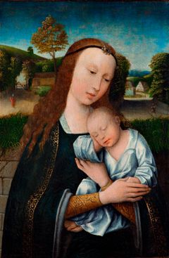 Ubekendt kunstner, Madonna med Barnet, ca. 1520. Nivaagaars Malerisamling