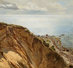 Janus la Cour, Skrænt (Moesgaard), 1883. © Staatliche Schlösser, Gärten und Kunstsammlungen Mecklenburg-Vorpommern, doneret af Christoph Müller, Stiftung Pommersches Landesmuseum. Foto Kilian Beutel
