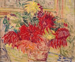 Christine Swane, Georginer i vase, 1911, Johannes Larsen Museet