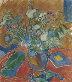 Christine Swane, Opstilling med blomster, ca. 1935, Johannes Larsen Museet