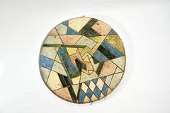 Christine Swane, Dekorativ platte, u.å., Johannes Larsen Museet
