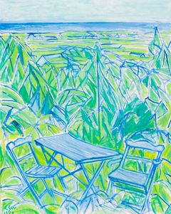 Christine Swane, Udsigt over Kattegat, 1959, Ribe Kunstmuseum