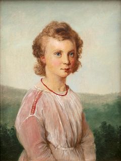 Elisabeth Jerichau Baumann (1819–1881), 'Portræt af Margrethe Lehmann', ca. 1853, Nivaagaards Malerisamling