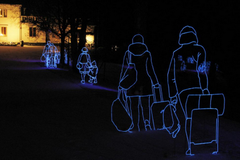 Displaced vil være et af tre værker, der pre-åbner på Vester Kirkegård, og står til 22. februar.