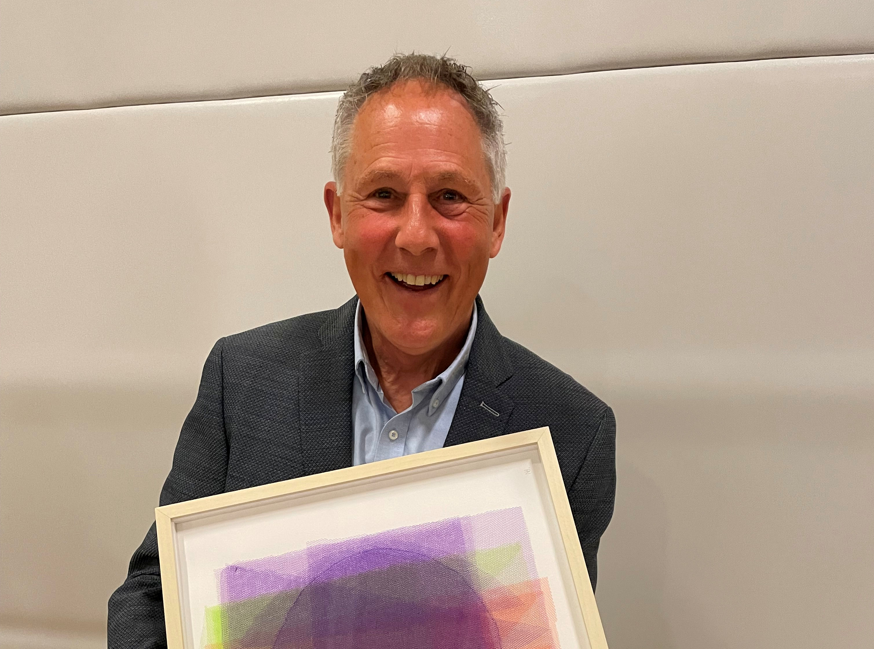 Prisvinder i 2024, Ole S. Nielsen fra Tapdrup, er selv med til at udpege dette års vinder. / Foto: Viborg Kommune