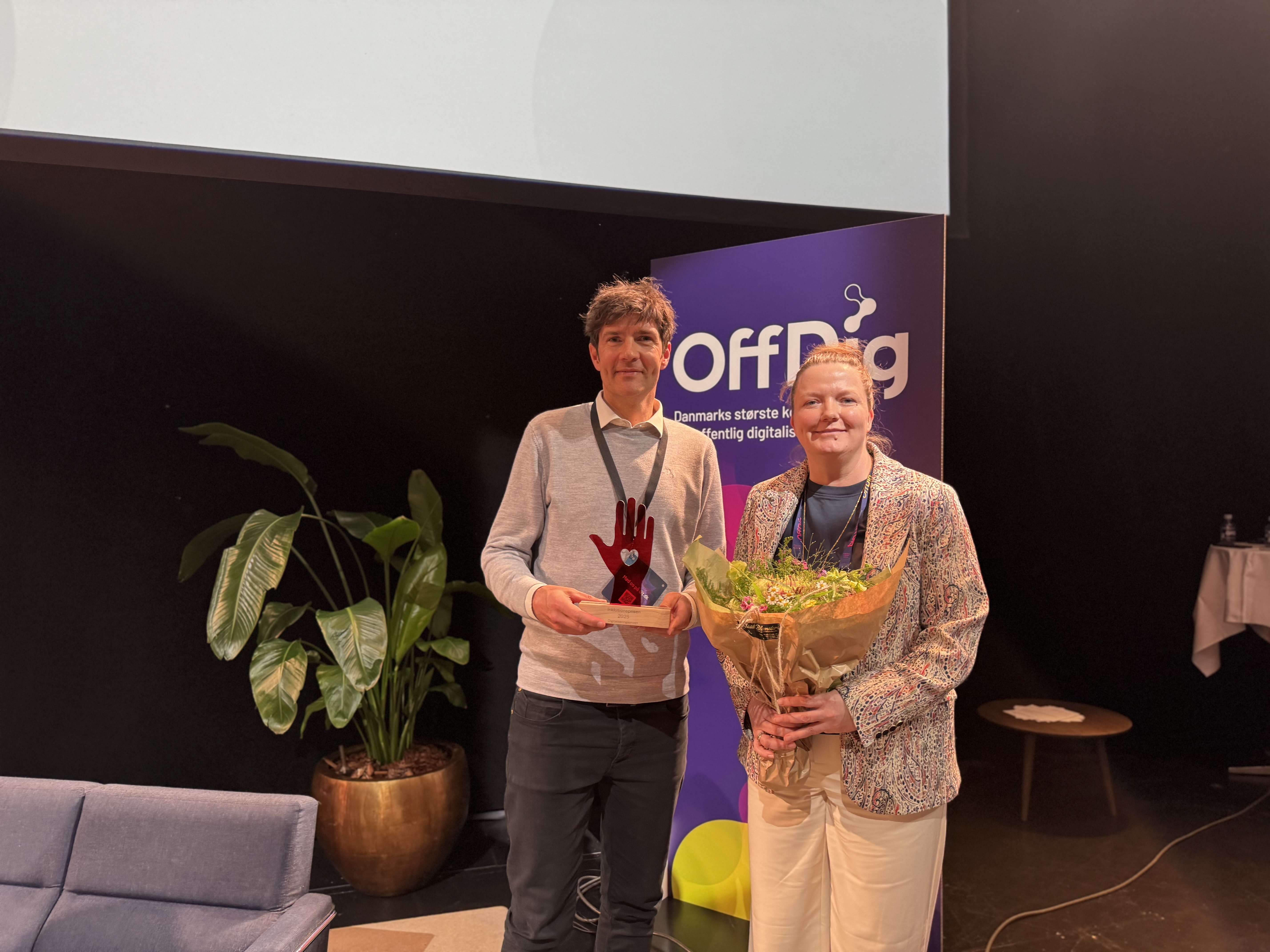 Morten Kurth og Mette Camilla Bech-MØller modtog Inklusionsprisen