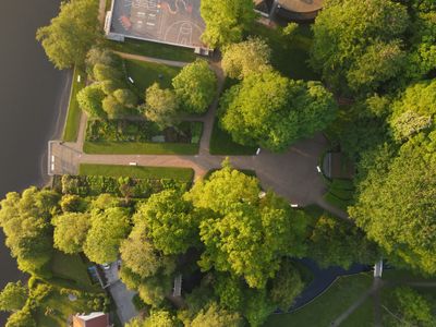 Borgvold i Viborg er et godt eksempel på et bynært grønt område. Foto: Lasse Hagen.