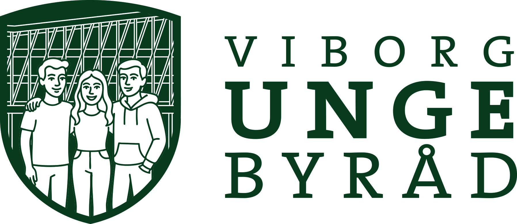 Viborg Ungebyråds logo er udviklet af Henrik Zacho fra design- og brandbureauet, Zacho&Co
