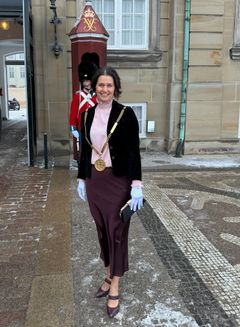 Borgmester Katrine Fusager Rohde 5. januar 2026  til nytårskur hos regentparret