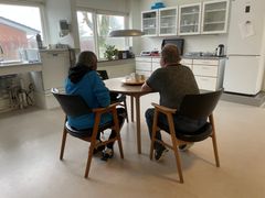 Køkkenet i Grøften på Åbrinken, der med bevillingen skal danne hyggeligere rammer om beboernes fællessliv.