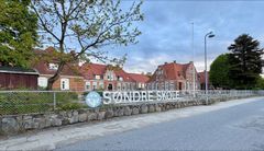 Søndre Skole i Viborg set fra Koldingvej