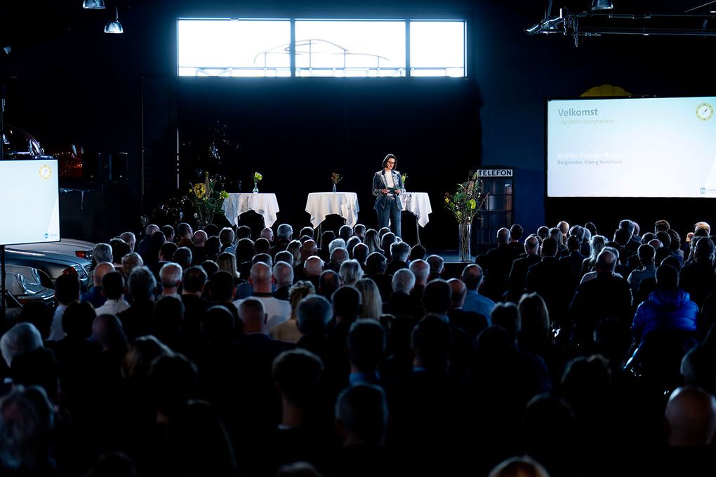 Lindholm Collection skabte de gode rammer for erhvervstopmødet i marts. Denne gang går turen til Grundfos, hvor fokus er på infrastruktur og arbejdskraft. Foto: Niels Åge Skovbo.
