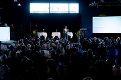 Lindholm Collection skabte de gode rammer for erhvervstopmødet i marts. Denne gang går turen til Grundfos, hvor fokus er på infrastruktur og arbejdskraft. Foto: Niels Åge Skovbo.