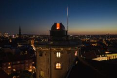 Rundetaarn med åbent observatorium