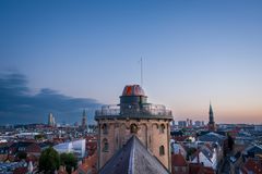 Rundetaarn med åbent observatorium