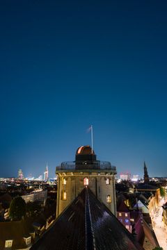Rundetaarn med åbent observatorium