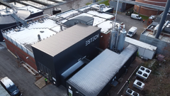 Dronefoto af CAPPOW-anlæg hos Vandcenter Syd