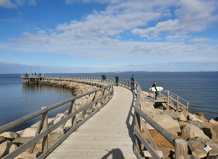 Sådan kunne der se ud ved Hornbæk Havn i fremtiden.