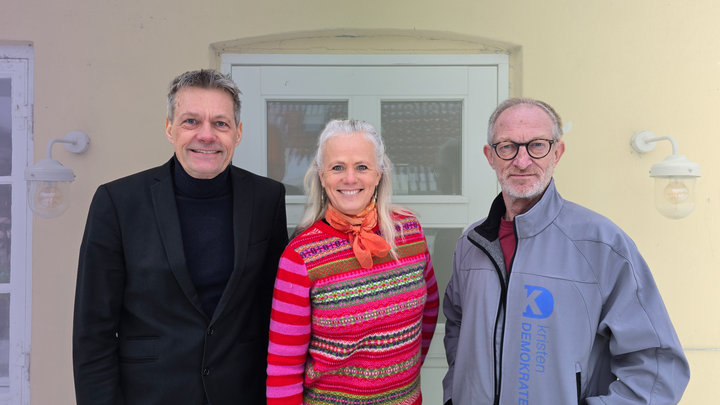 Fra venstre til højre: Rolf Eriksen, Cæcilia Nilsson og Kurt Pedersen.