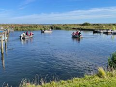Den lille oase Røjklit Havn i Stadil Fjord i Midtjylland  får forbedret sikkerheden med nyt bolværk og ny bådebro med støtte fra Renoveringspuljen.