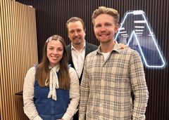 Fra venstre: Rikke Hald, ny Kundeansvarlig og Projektleder, Mads Mathiasen, Adm. Direktør & Stefan Noe, ny Bureauchef - Apropos Bureau