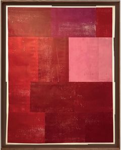 Anne Marie Ploug, Opus, 2013. Træsnit collage 300 x 240 x 10 cm