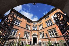 Københavns Museum set gennem porten fra Stormgade / Vester Voldgade