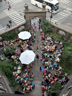 Københavns Museums gårdghave under Copenhagen Pride