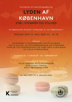 Invitation - åbning af LYDEN AF KØBENHAVN