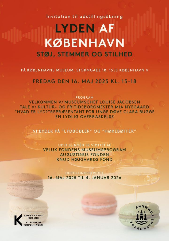Invitation - åbning af LYDEN AF KØBENHAVN