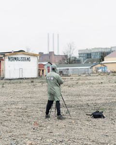 Fotograf Christopher Egeberg Flip dokumenterer et SPYO-værk