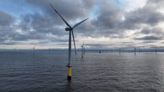 Windkraftanlage des Typs SWT-4.0-120 in Borkum Riffgrund 1