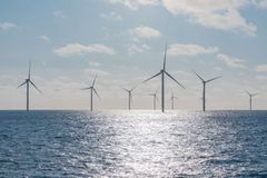 Offshore-Windpark Borkum Riffgrund 3 in der Nordsee