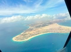 Ved indflyvning til Kap Verde.