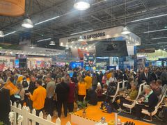 Der er altid godt pakket med gæster ved Spies' stand i hal M.