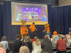 Minidisco på messen er et hit blandt messens mindste gæster.