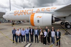 Airbus og Sunclass i Toulouse ved overdragelsen af OY-VKR Airbus 330-900 neo Maj 2026