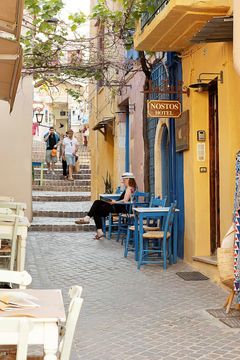 Chania Town, på Kreta