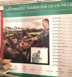 De politiske temaer var til stede overalt på årets Landsskue i Herning: bæredygtighed, et klimatelt, og ja - nu er der også kåring af årets klimako. Den supereffektive ko, som kan producere mest mulig mælk med mindst muligt foder.