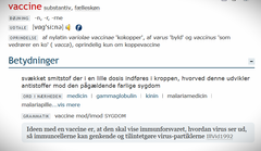 Anvendelsen af betegnelsen "vaccine" for den kemiske kastration er stærkt misvisende. Ordet betyder et "svækket smitstof der i en lille dosis indføres i kroppen, hvorved denne udvikler antistoffer mod den pågældende farlige sygdom". Sådan definerer Den Danske Ordbog ordet "vaccine", men det at være en orne og udsende ornelugt er ingen sygdom. Svineproducenternes anvendelse af ordet er en raffineret form for sprogsvindel, der sygeliggør raske ornegrise.