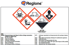Reglone er et sprøjtemiddel mod uønskede planter, men baseret på giftstoffet diquat der forbindes med bl.a. Parkinsons Sygdom. Produktet har været forbudt i alle EU-lande siden 2019, men danske kartoffelavlere har gentagne gange købt en dispensation til at bruge giftstoffet til kemisk nedvisning af deres marker. Reglone produceres af den kinesisk statsejede Syngentakoncern.