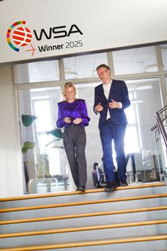 Lotte Thor Høgsberg, Head of Public Affairs & Communications at SASHA - SafeShare and Thomas Eriksson, founder and CEO of SASHA - Safe Share