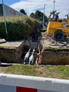 Fjernvarmeetablering hos NOKAS, Brøndby