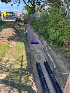 Fjernvarmeetablering hos NOKAS, Brøndby