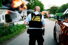 politifolk indsatsleder brand