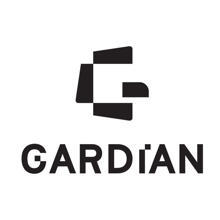 Gardians logotype og brandmark