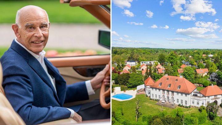 Ivan Nadelmann sælger pompøst pragtpalæ midt i Charlottenlund